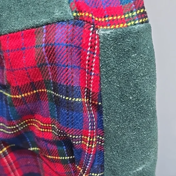 Mona Mode Vintage Plaid Mini Skirt Woman's Size 10 - Picture 13 of 14